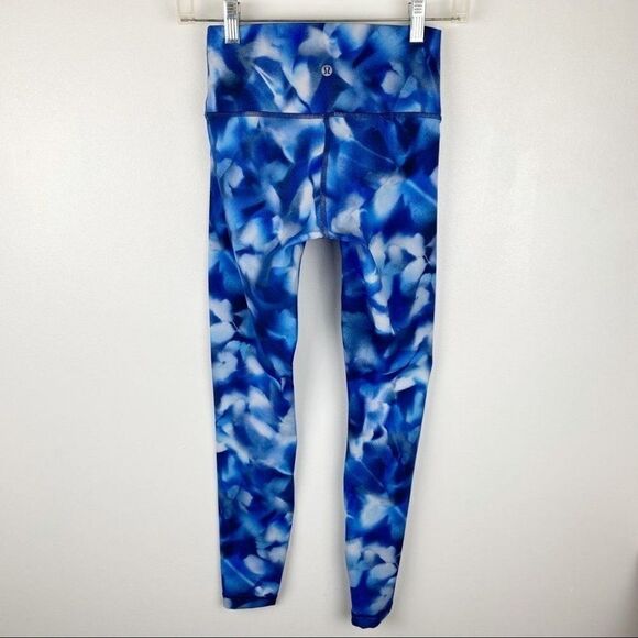 Lululemon Wunder Under Hi-Rise Tight Blush Blossom Alpine White Midnight Size 4 - Picture 11 of 11